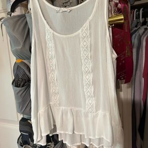 White tank blouse
